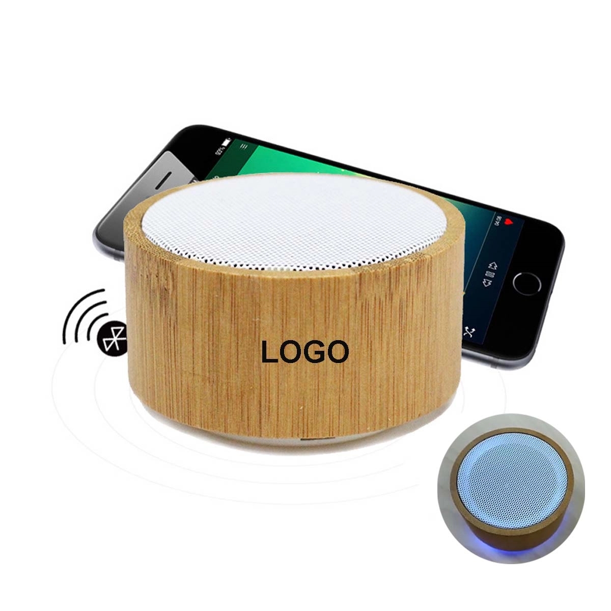 Bamboo Bluetooth Speaker 3