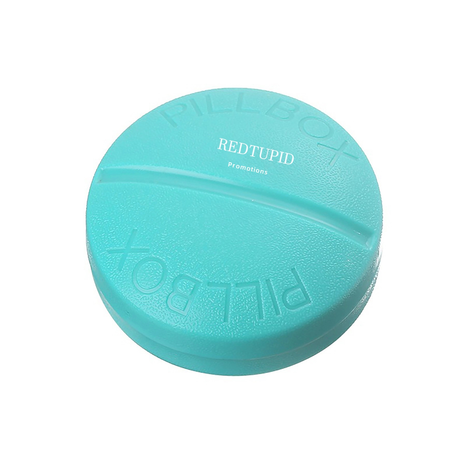 Four Grid Round Pill Box 6