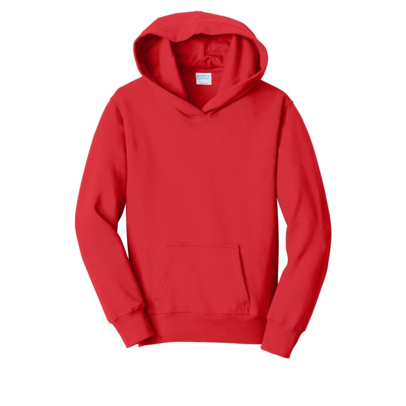 Port & Company Youth Fan Favorite Fleece Pullover Hooded Sweatshirt. 42