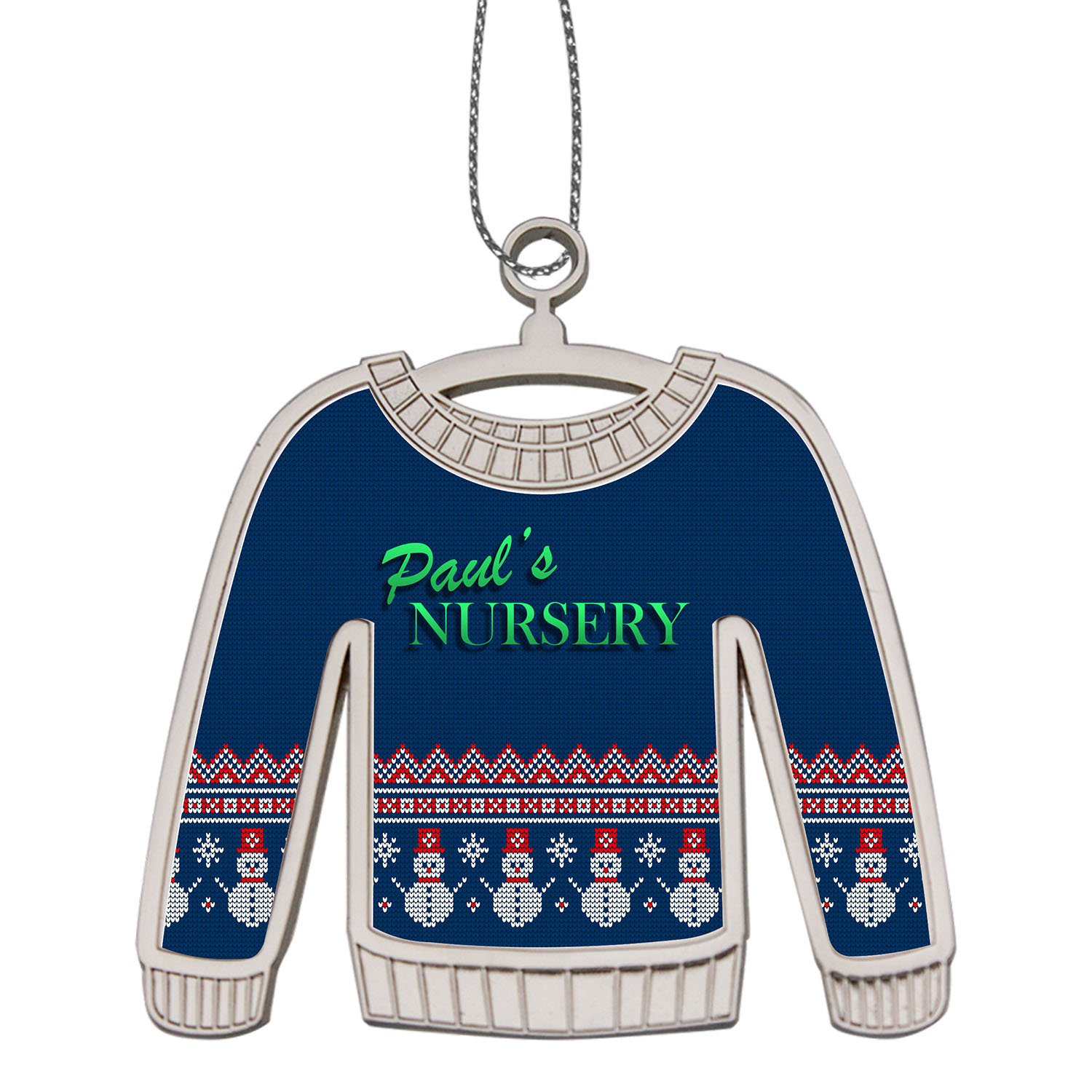 Ugly Sweater Holiday Ornament 5
