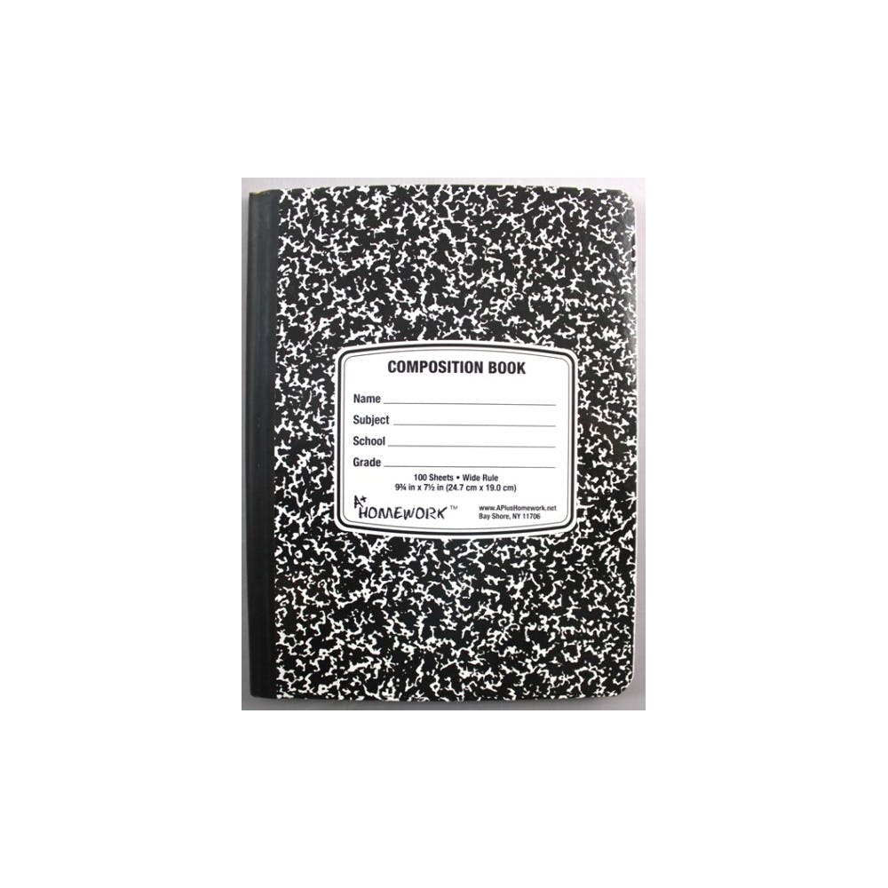 Marbled Composition Notebooks - 100 Sheets Wide Ruled 1