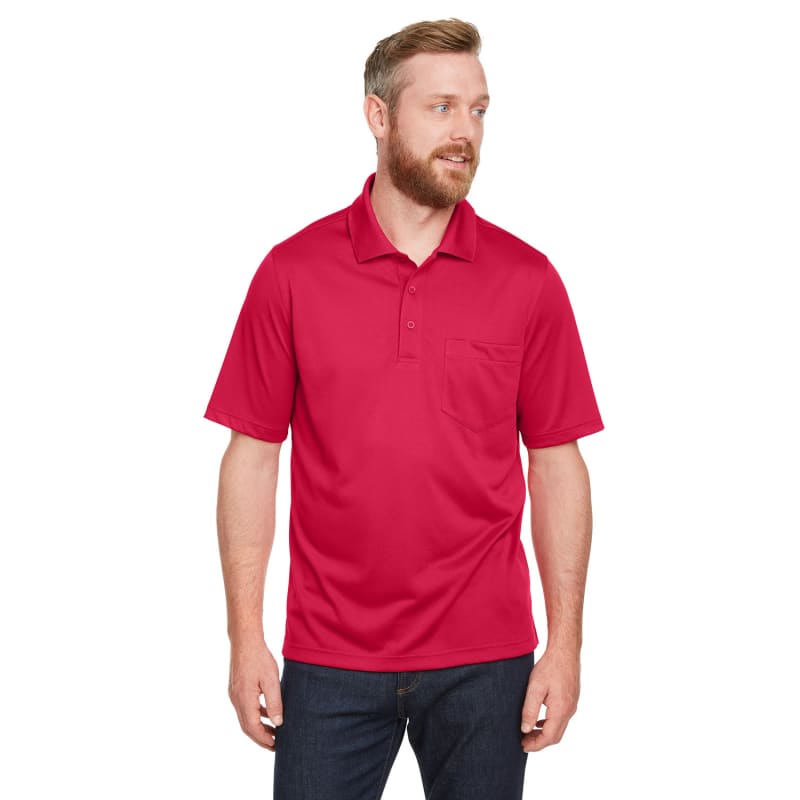 Harriton Men's Advantage Snag Protection Plus IL Pocket Polo 10