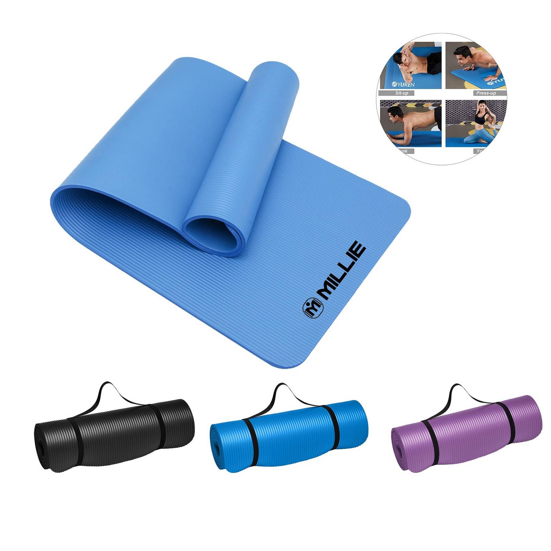 Nbr Yoga Pilates Exercise Mat 2
