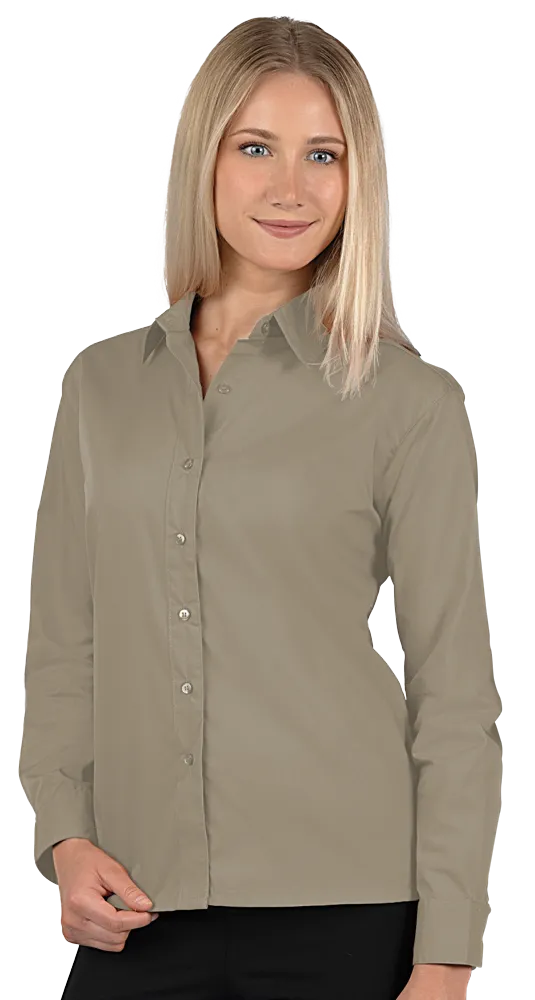 Ladies' L/S Value Poplin Shirt 28