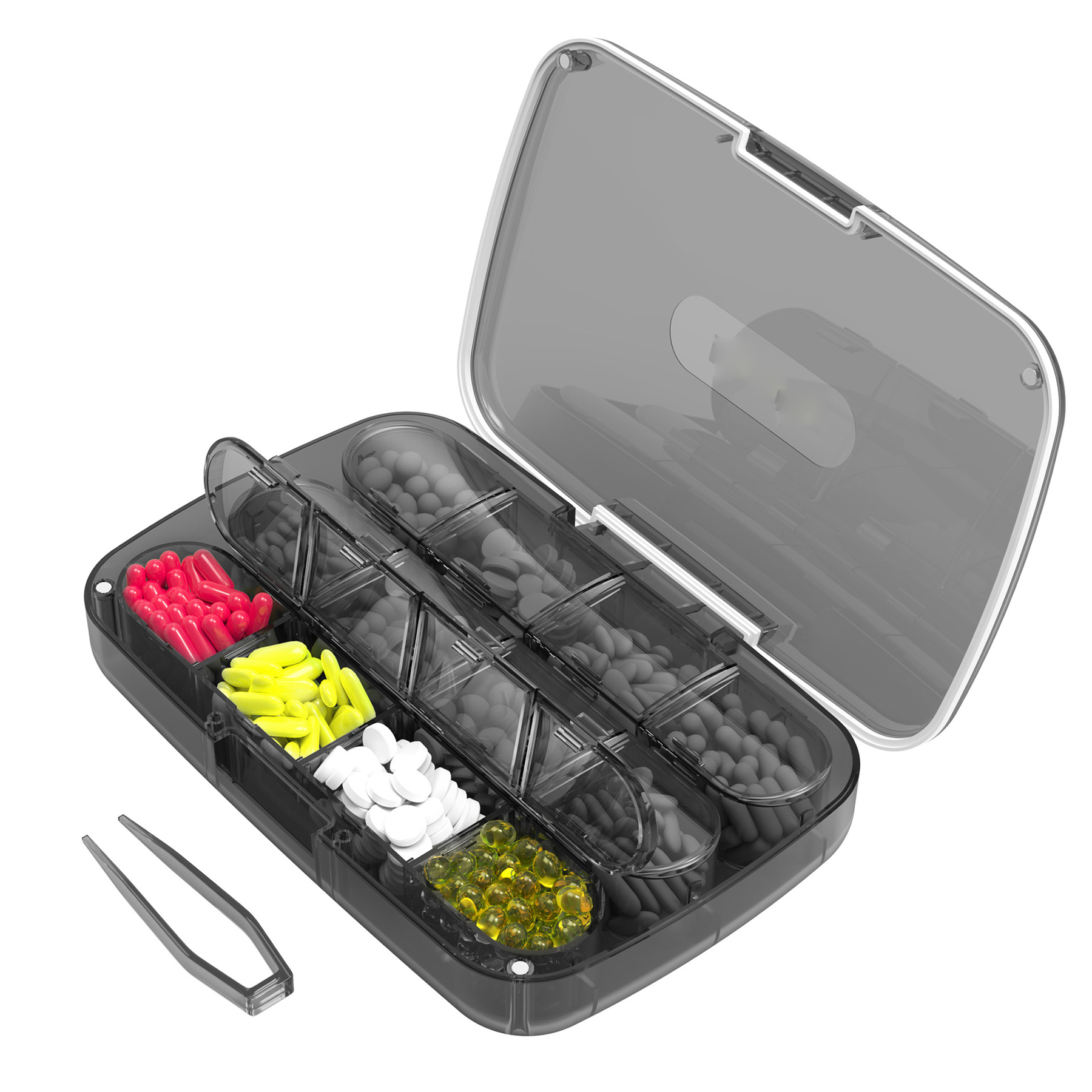 Waterproof Large Travel Pill Organizer 3