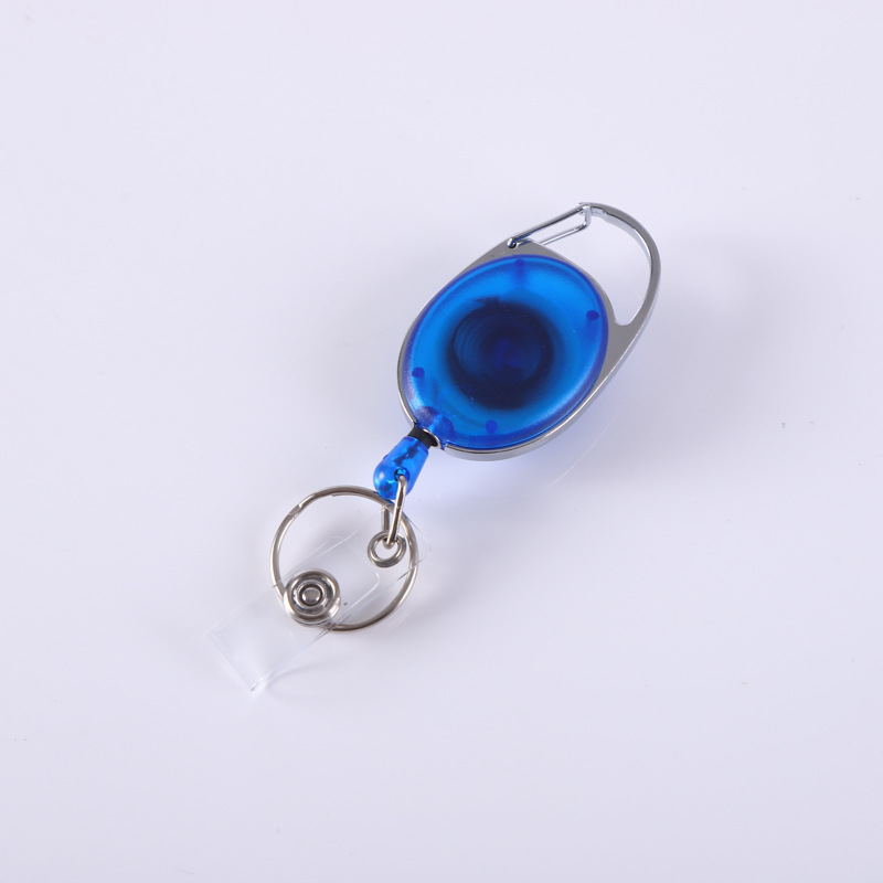 Retractable Badge Reel with Claw Clasp and Clip for Id Card Holders 1