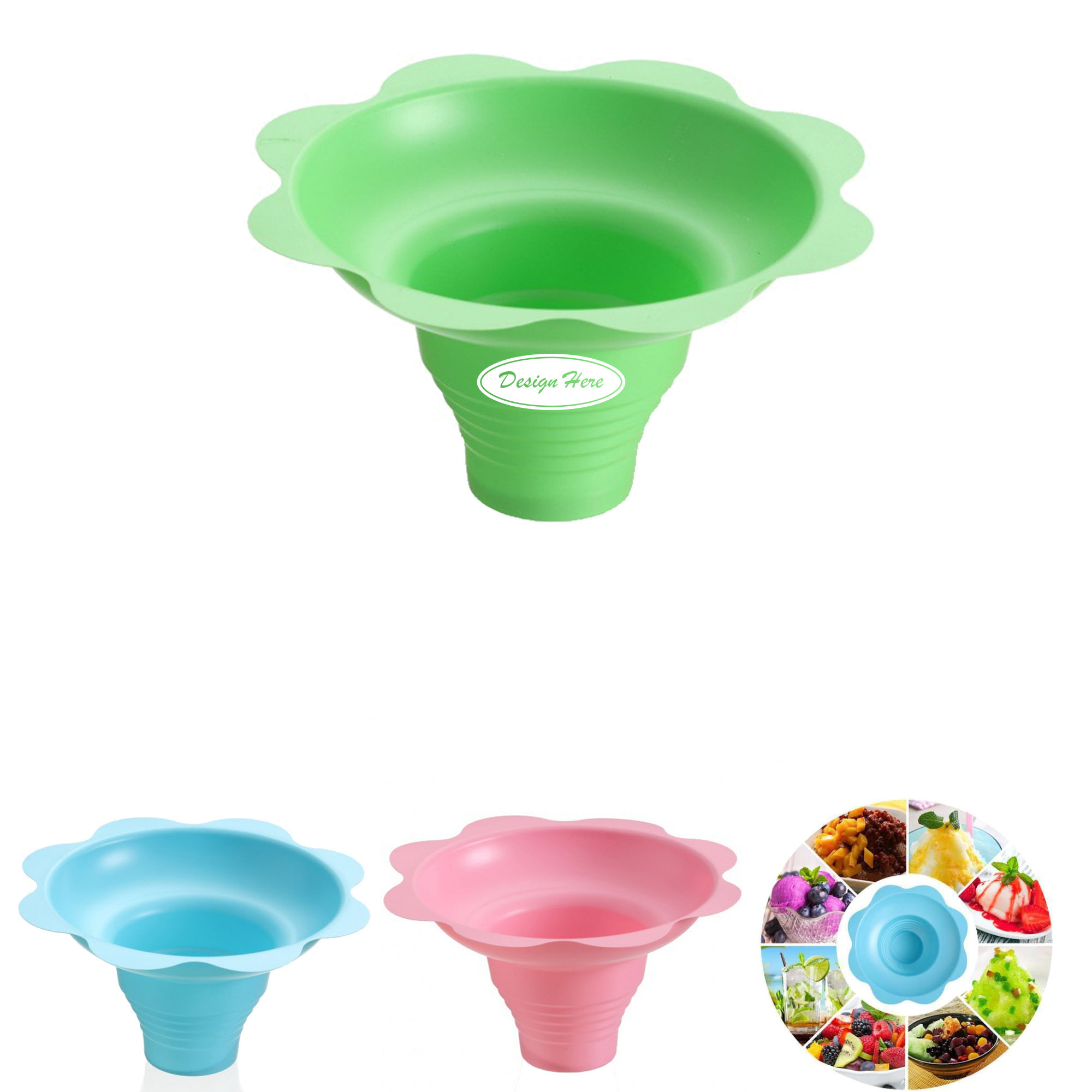 Sturdy Paper Bowl for Yogurt, Shaved Ice & Frozen Desserts 1