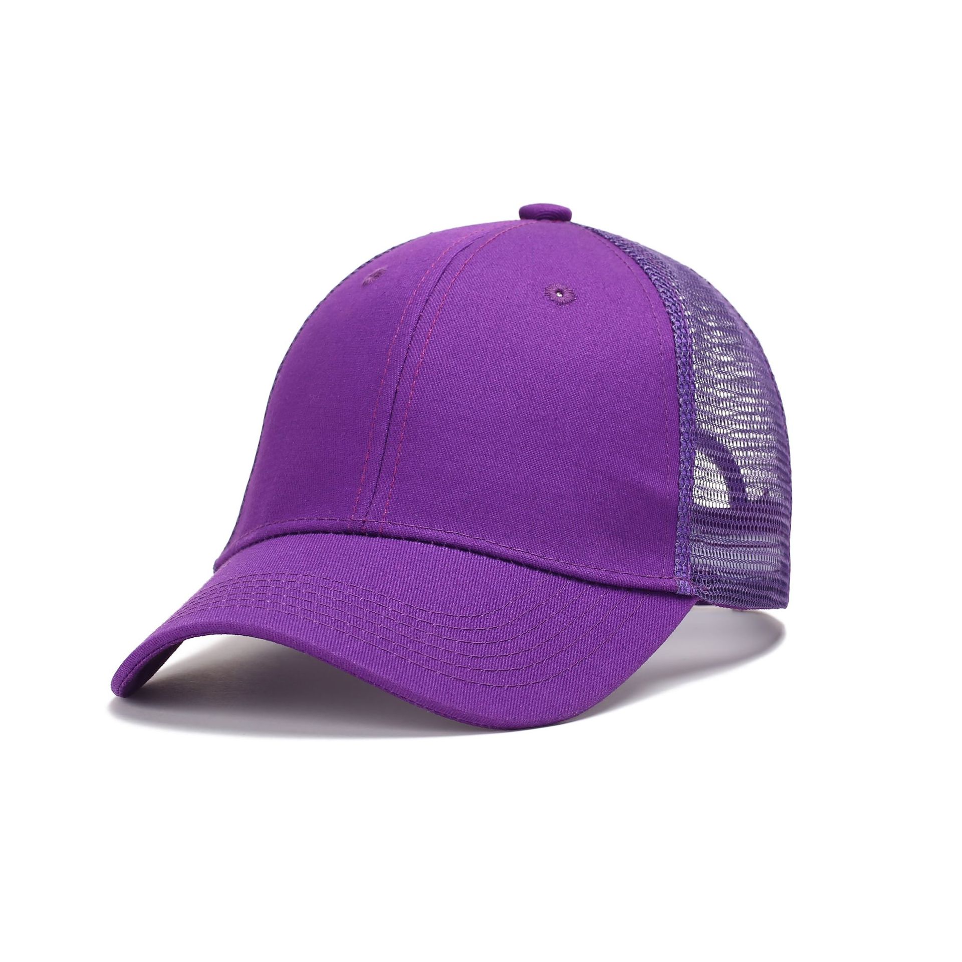 Full Color Imprint Cotton Adjustable Mesh Trucker Hat 1