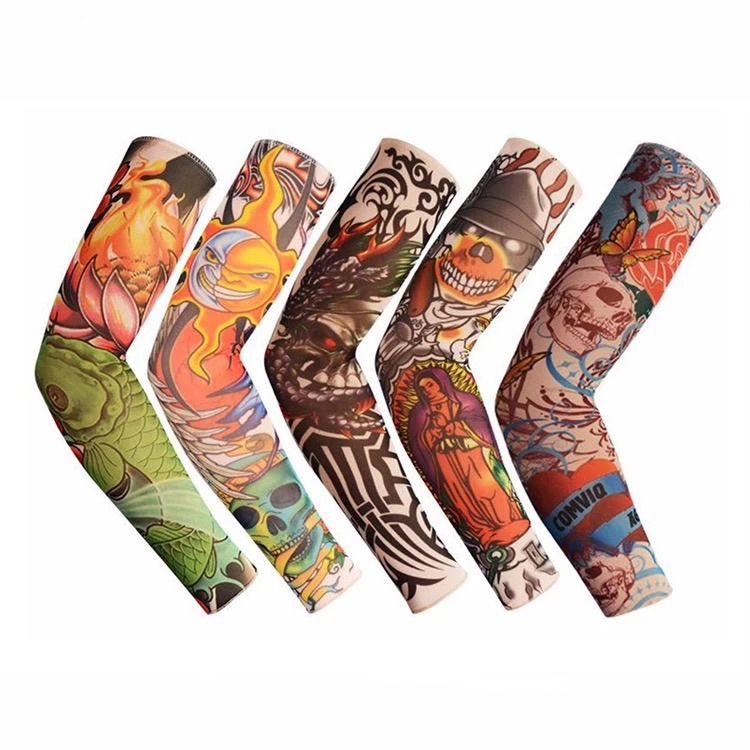 Cooling Arm Sleeves/Outdoor Sports Fashion Ice Silk Sleeves 2