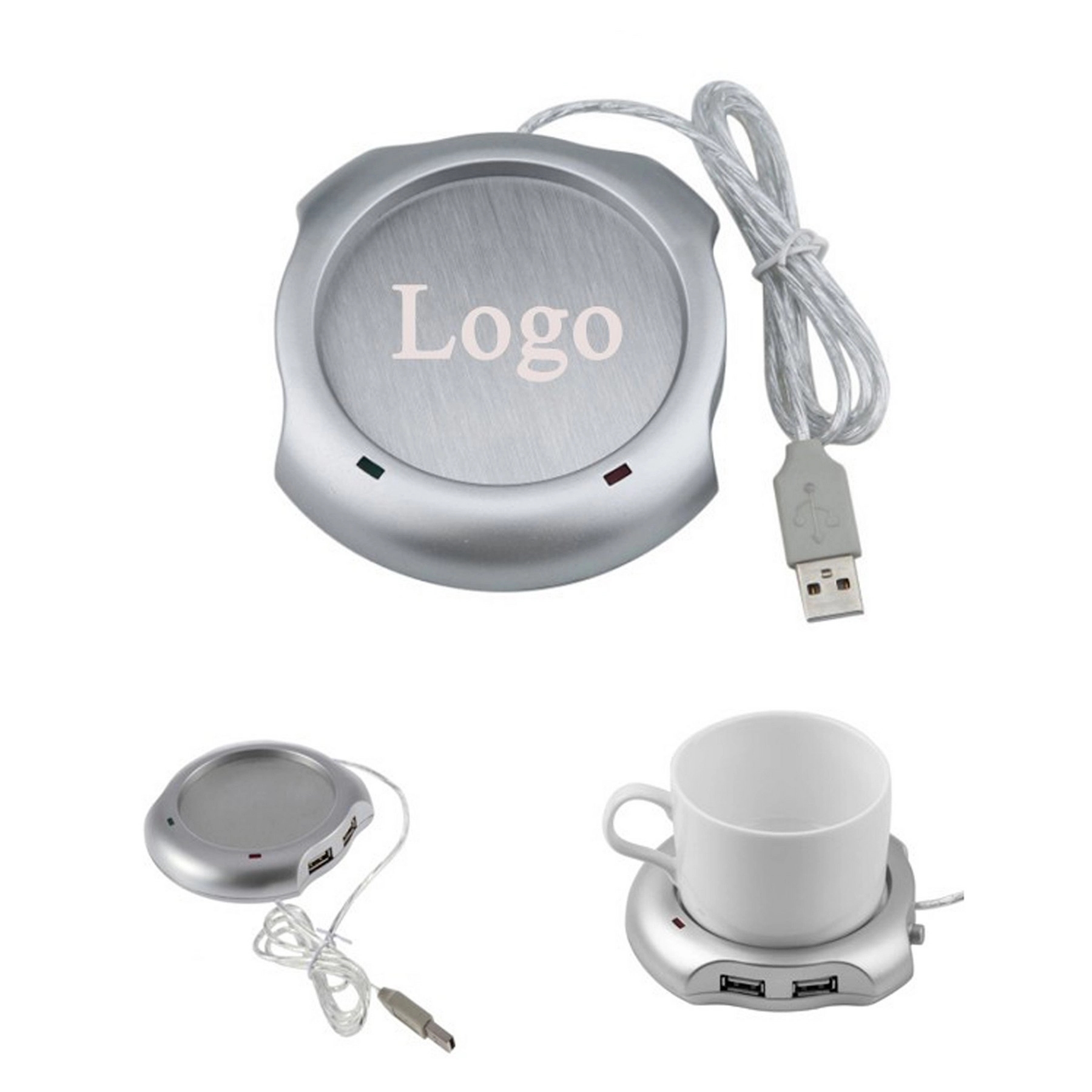 MOQ 50PCS Aluminium Coffee Mug Warmer USB 10