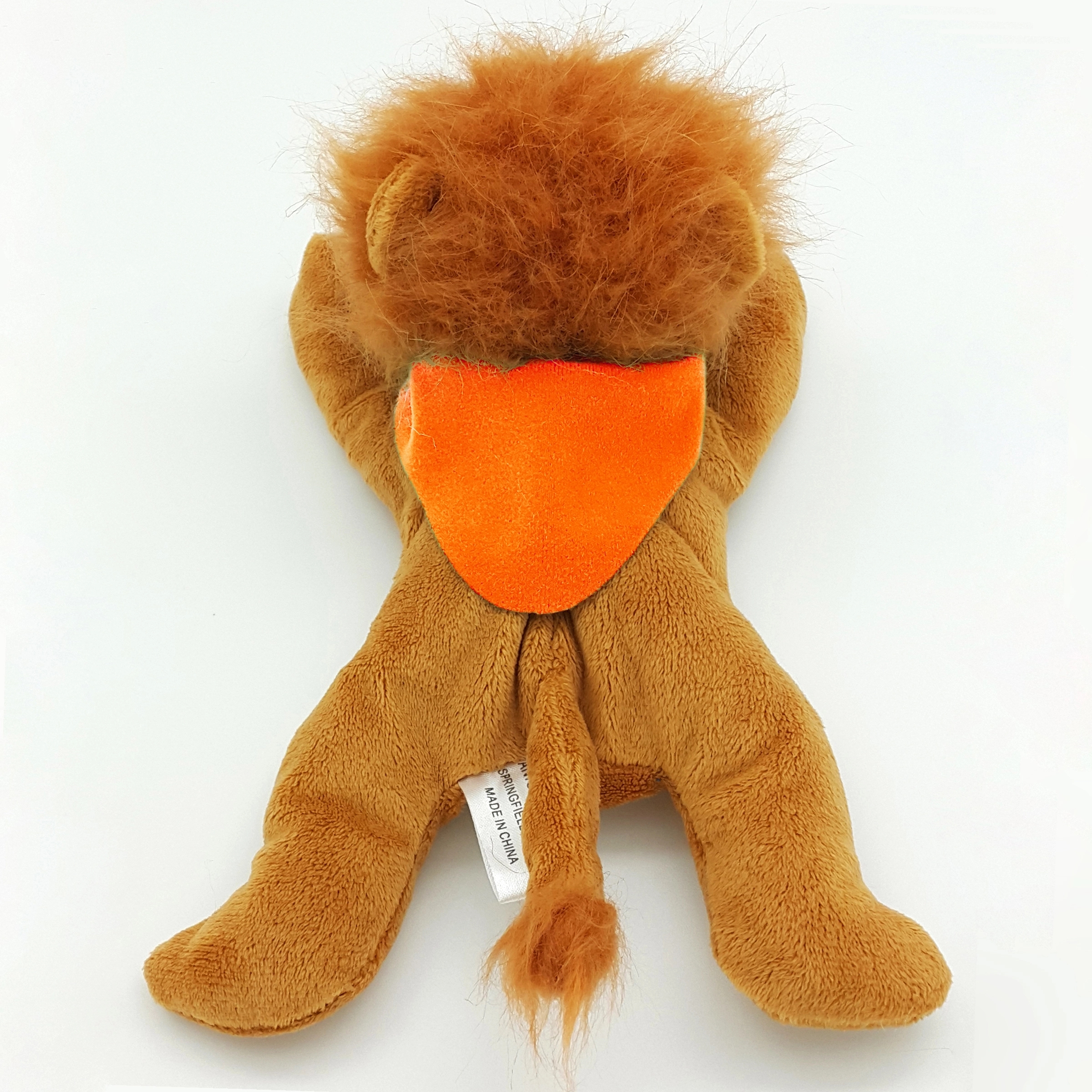 8" Laying Down Beanie Lion 13