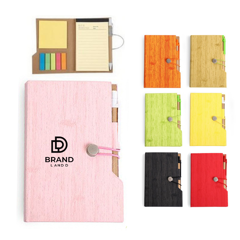 Custom B6 Multi-Functional Sticky Note Notebook With Pen 3