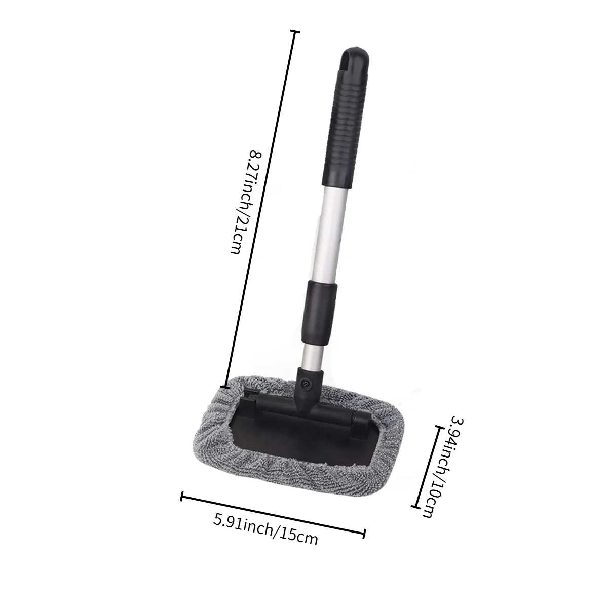 Microfiber Windshield Cleaning Tool Long Handle For Car 2