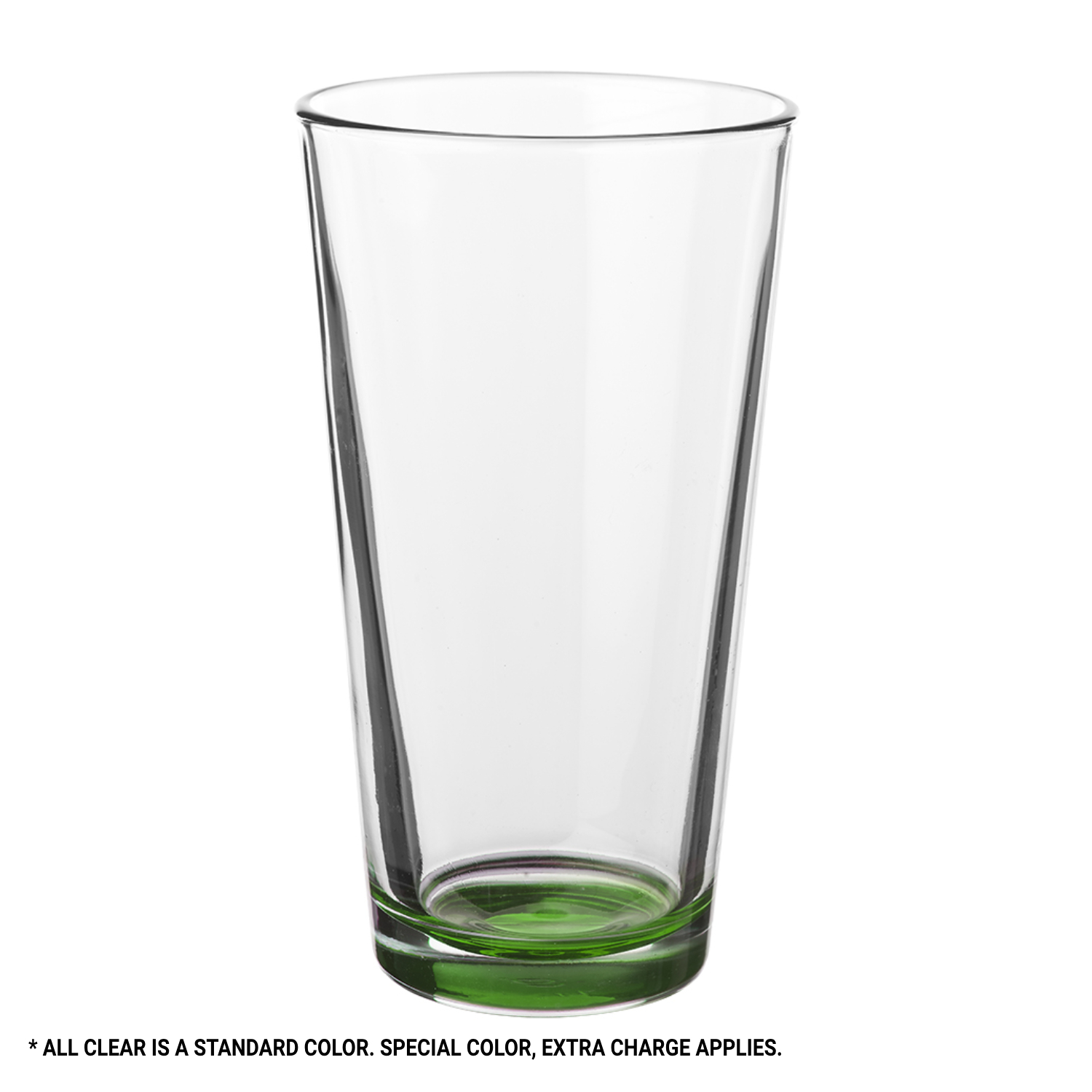 Clear Thick Wall Pint Glass, 16 oz. 2