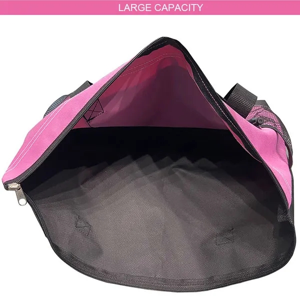 Customized 600D Polyester Zippered Tote Bag 10