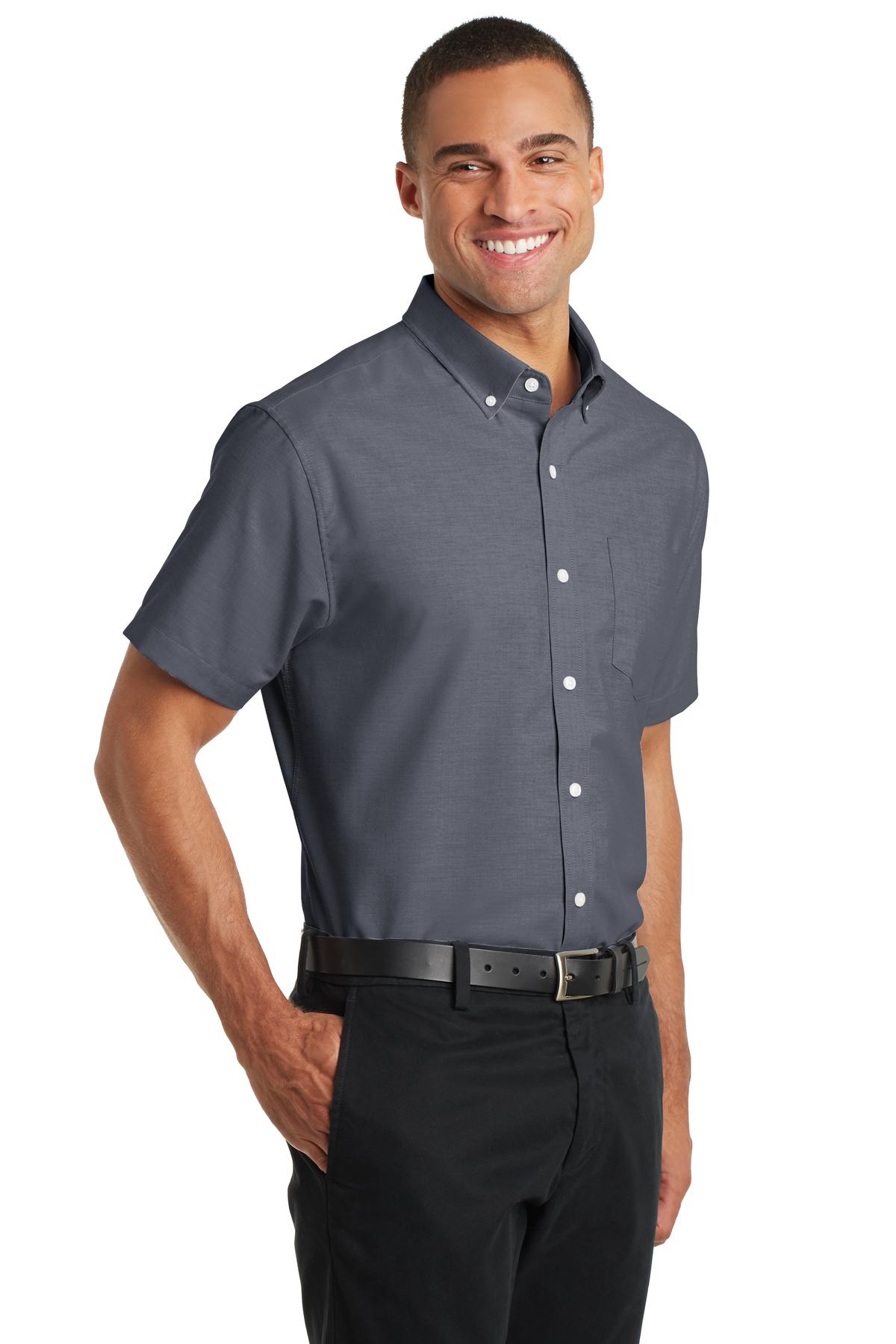 Short Sleeve SuperPro Oxford Shirt