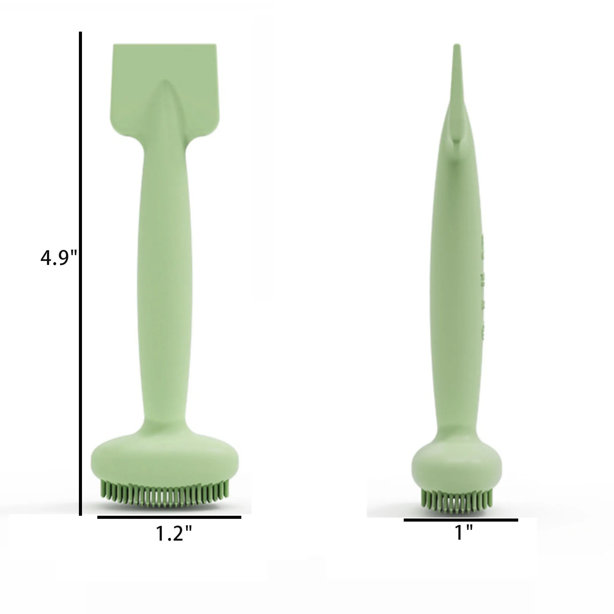 Double-end Silicone Face Mask Applicator Soft Makeup Brush 3