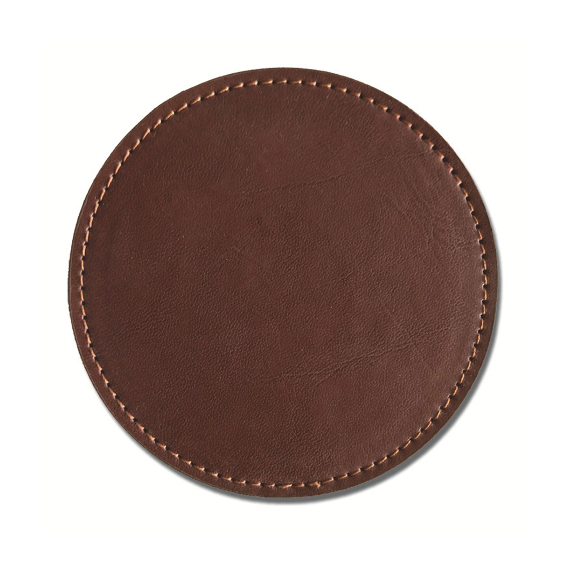 4 In PU Leather Round Coasters 2