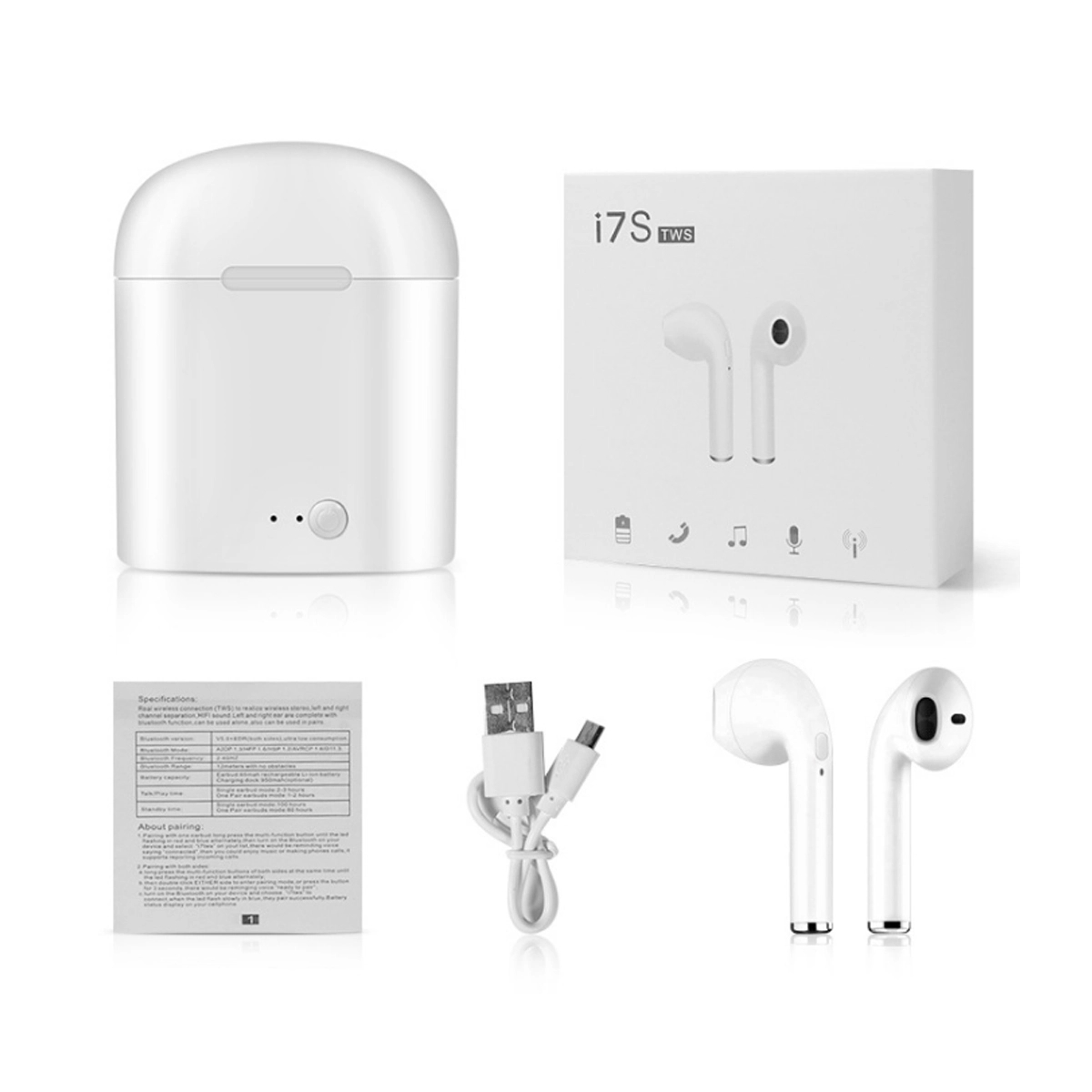 Wireless Ear Buds Bluetooth Headphones And Charging Box 2