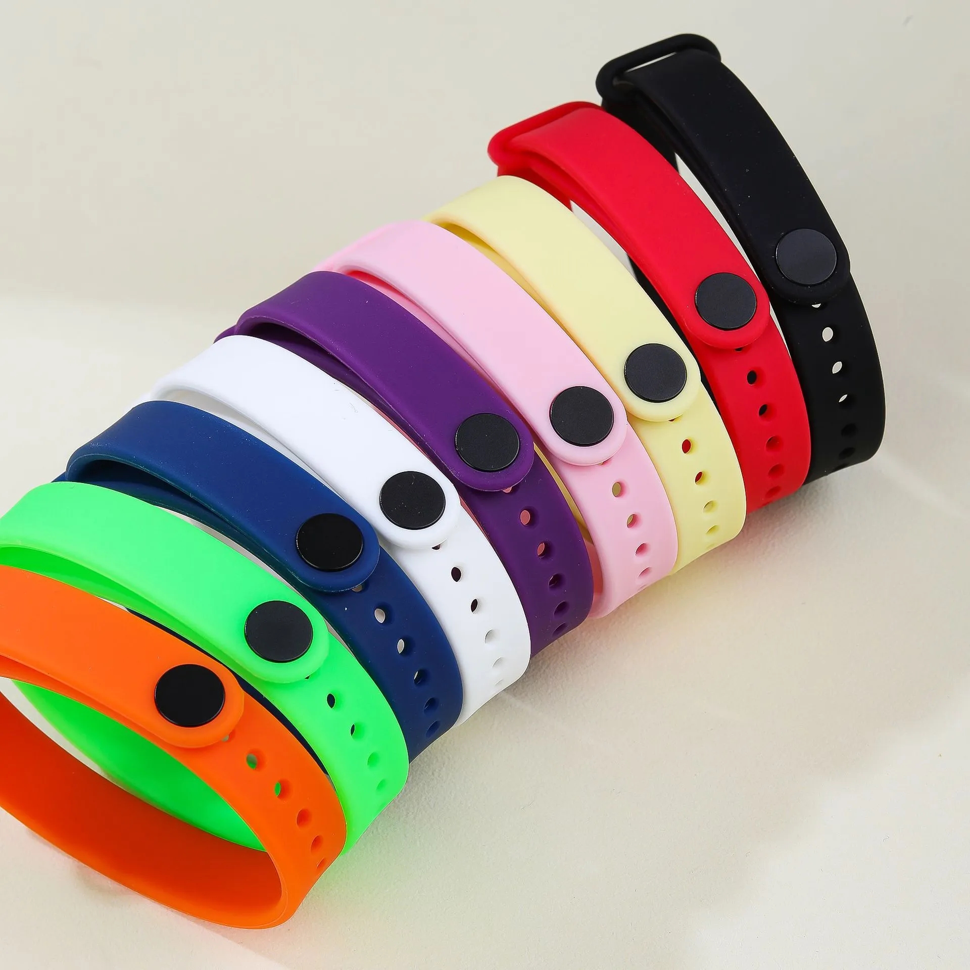 Glow-in-the-Dark Adjustable Silicone Wristband 1