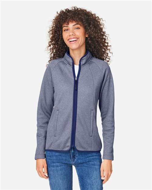 Women's Venture Heathered Stripe Full-Zip Jacket - CE72W 20