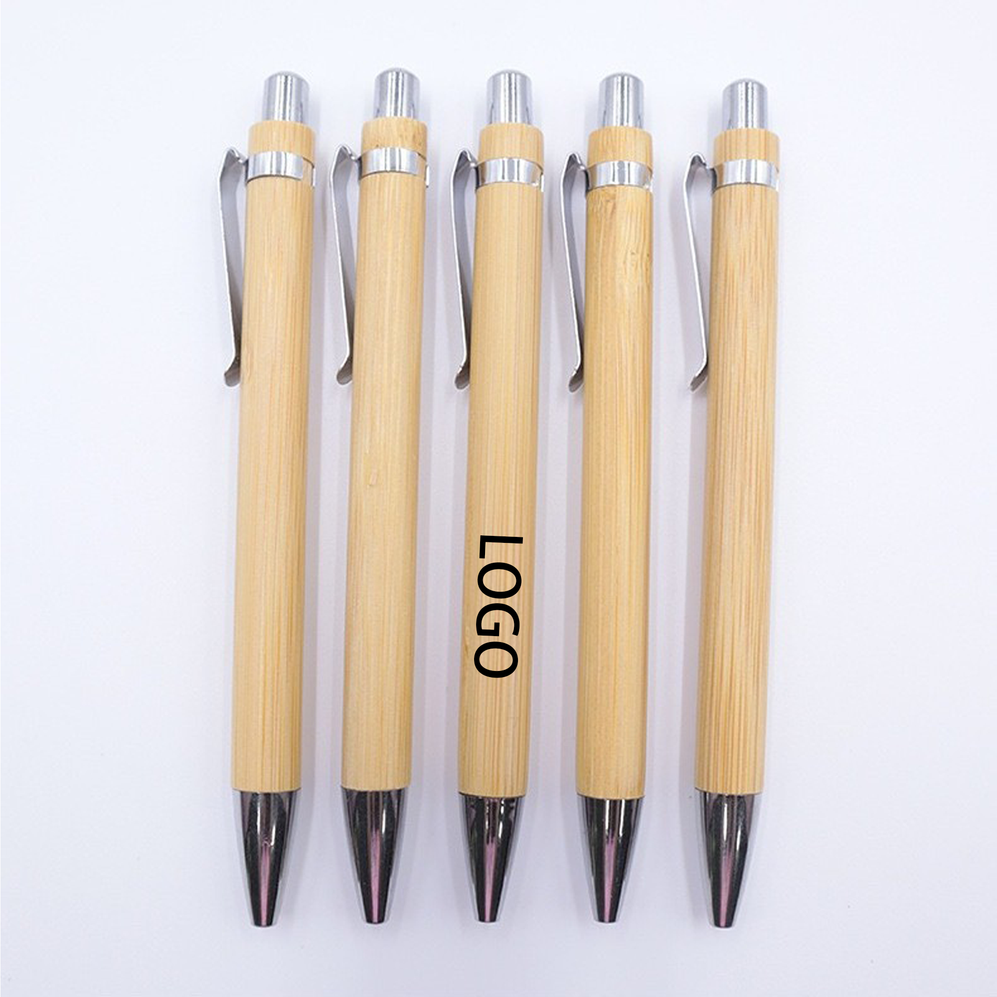 Minimalist Bamboo Press Printed Pen 2