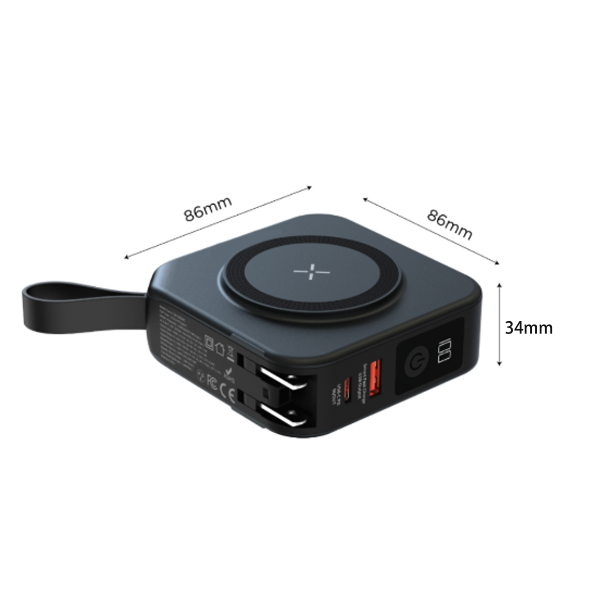 Multi-Function Wireless Charger W/ Wall Plug and Phone Stand 4