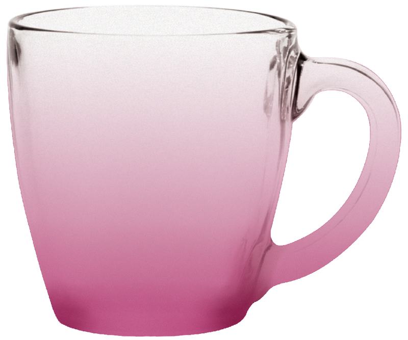 16 oz. Glass Bistro Coffee Mug 46