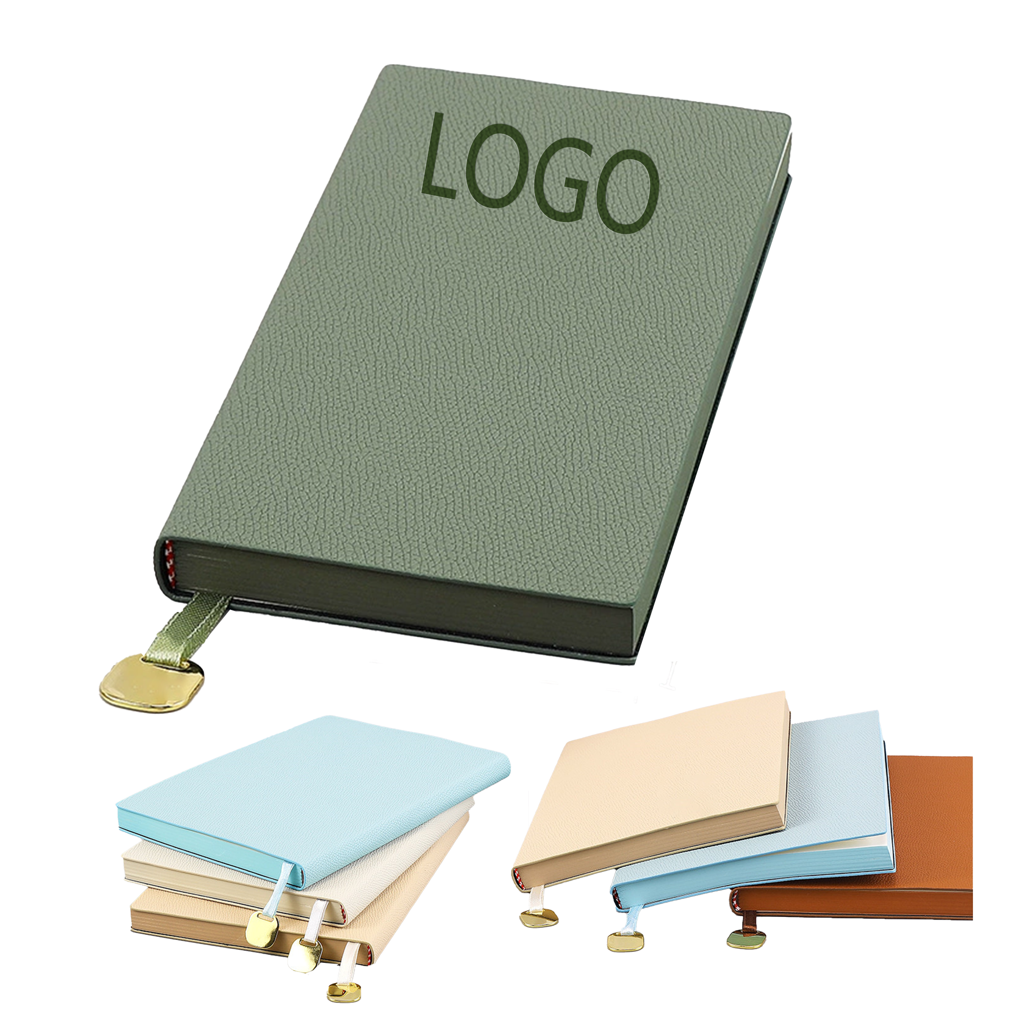 A6 Lychee Grain Leather Notebook 5