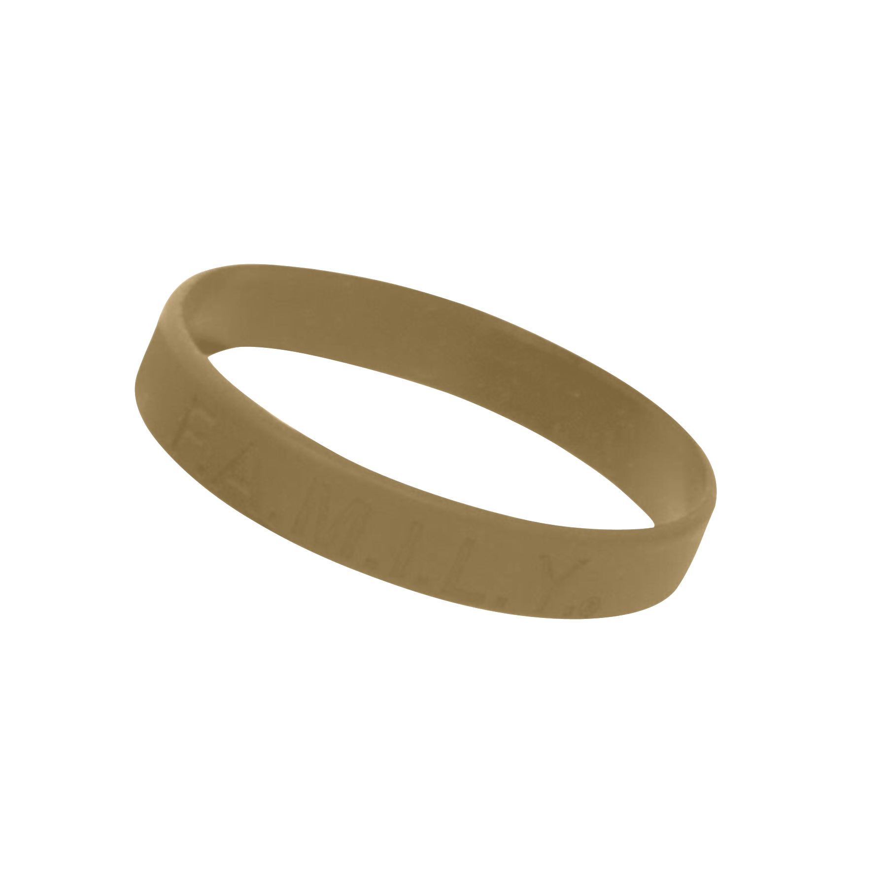 1/2" Rush Laser Debossed Silicone Wristband 25