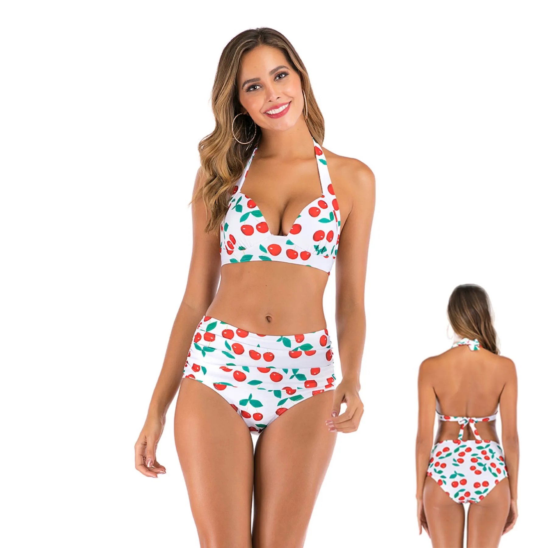 Women Two Piece Swimsuit Sexy Swimwear Bikini Sets 8
