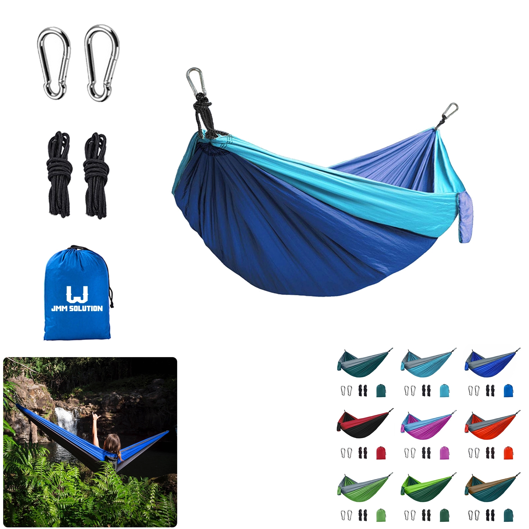 Portable Nylon Camping Hammock 2
