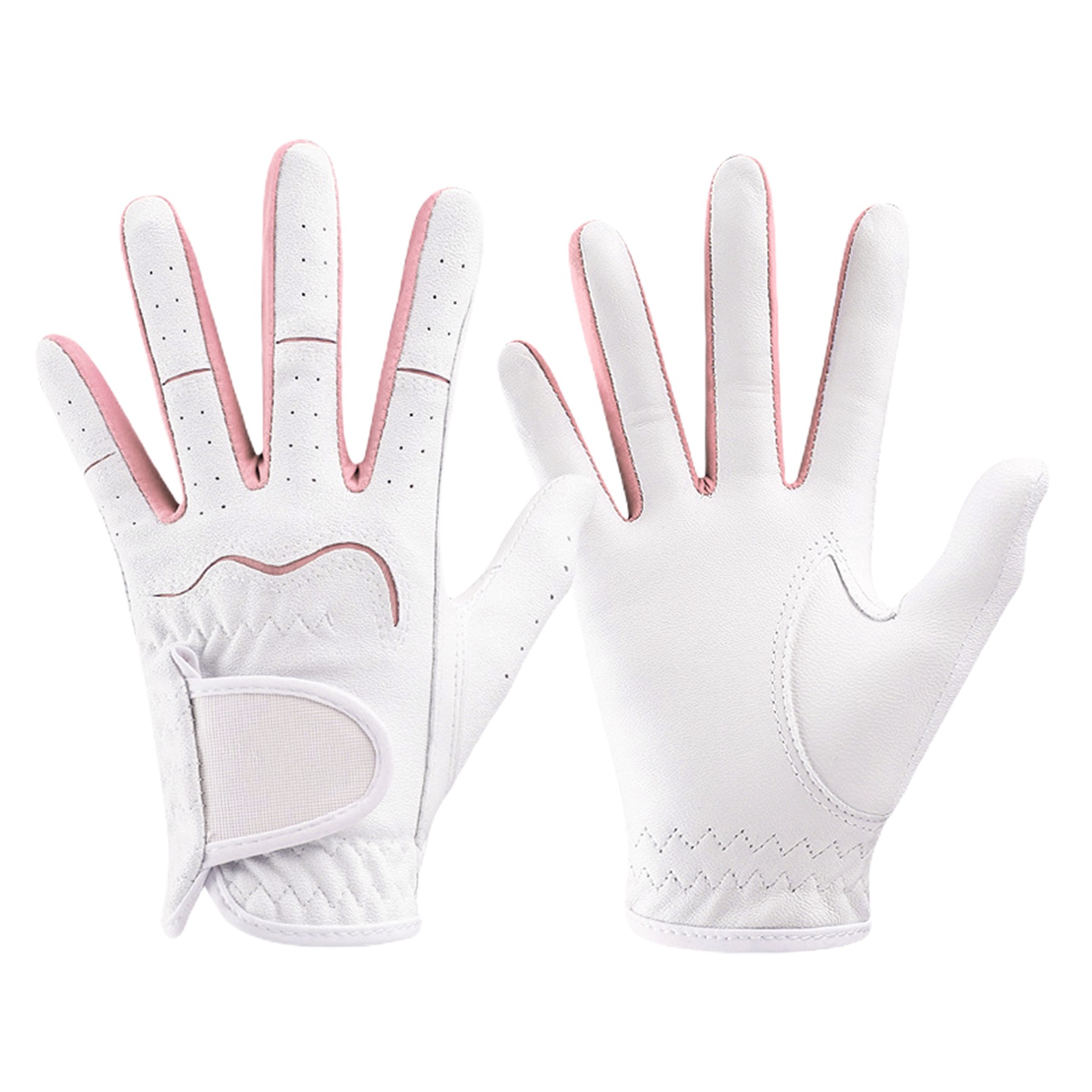 Lambskin Kid'S Wearable Breathable Golf Gloves Hands 2
