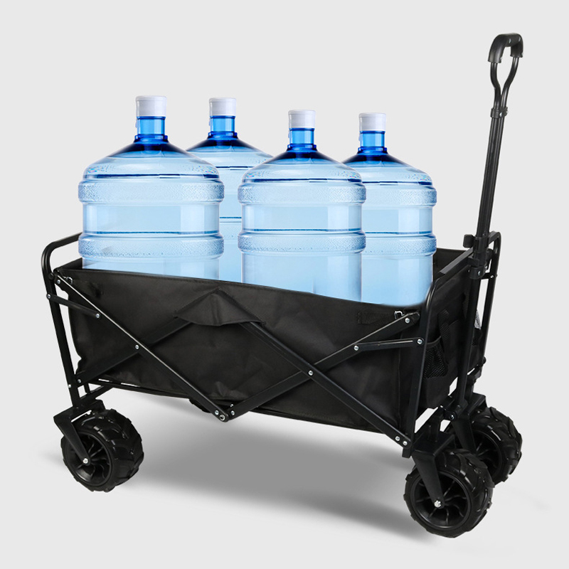 Collapsible Utility Wagon With Beach Wheel 2