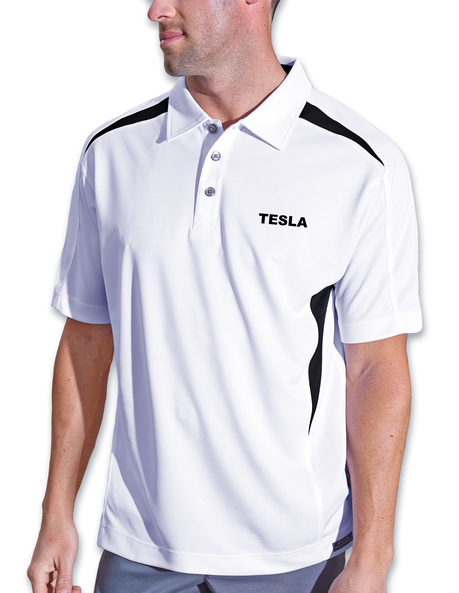 Men's Tesla Mini Ottoman Polo Shirt 6