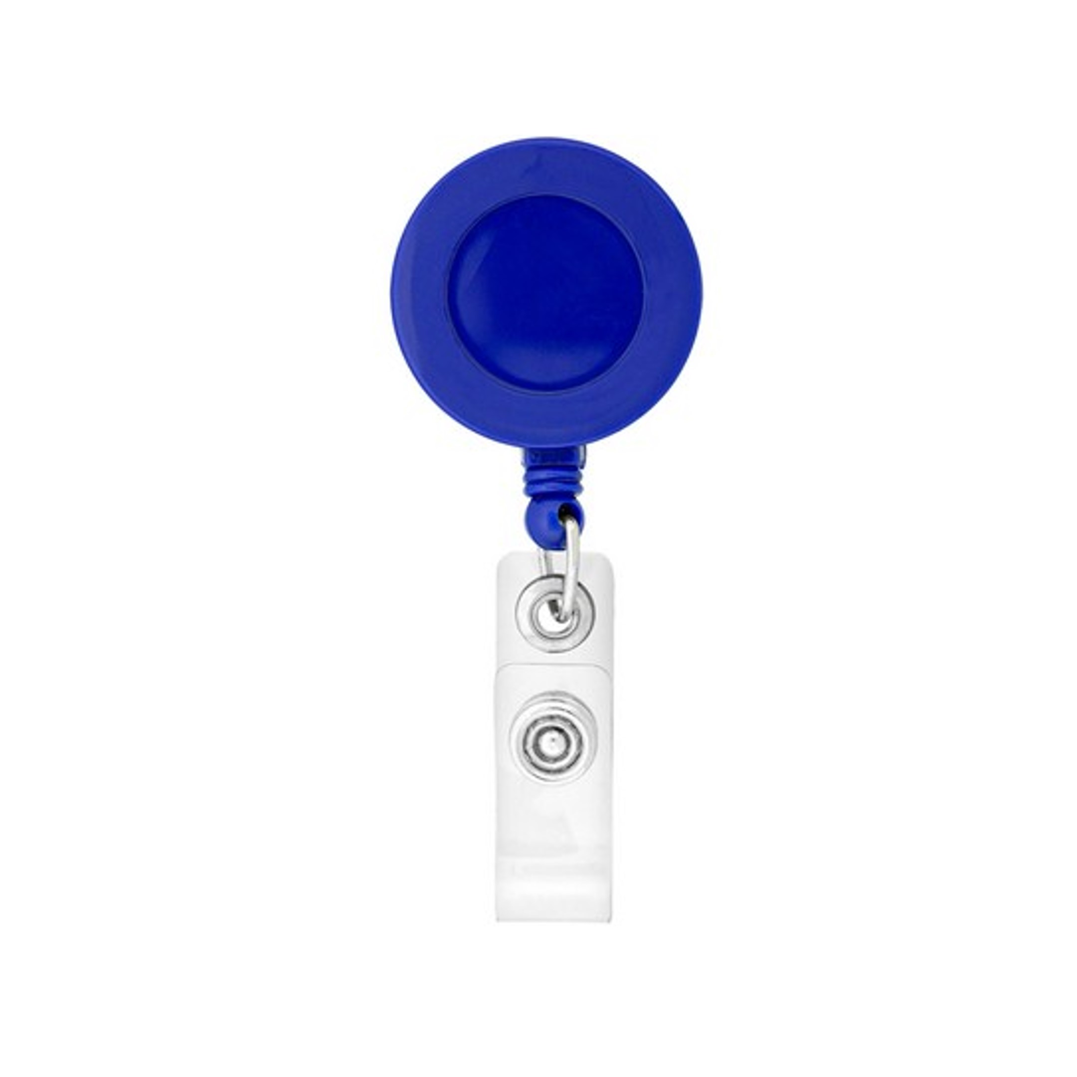 Epoxy Dome Retractable Round Badge Reel Holder w/ Belt Clip 8