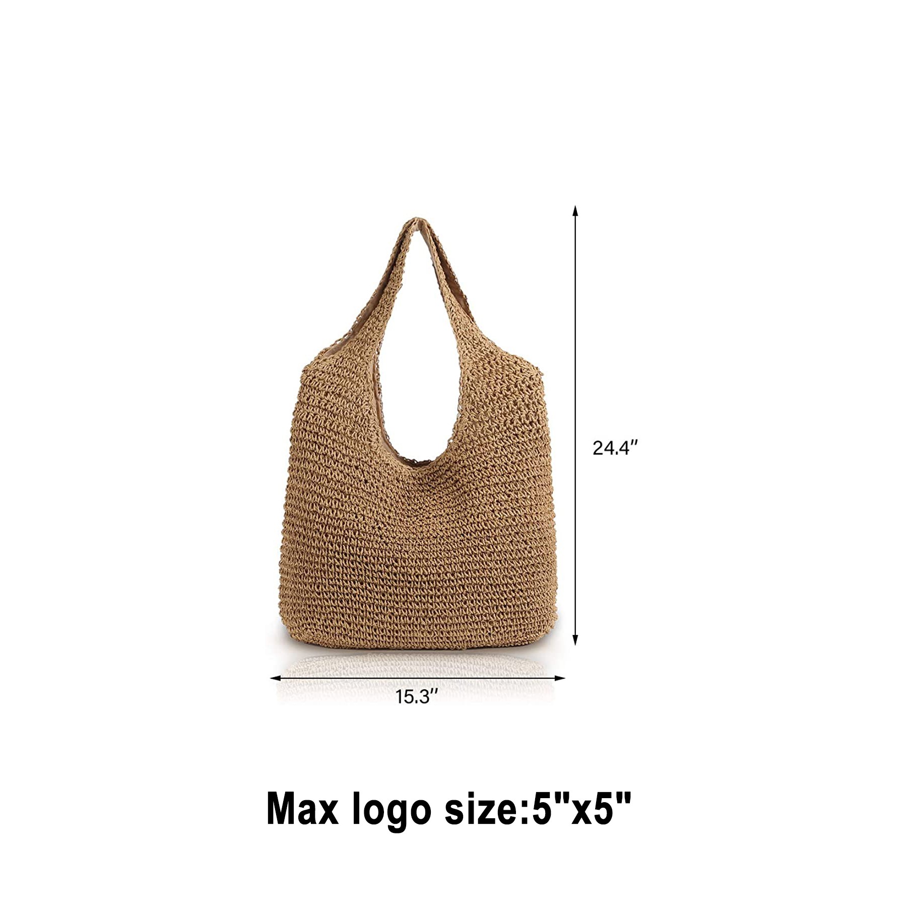 Summer Beach Bag, custom tote bag with logo imprint 2
