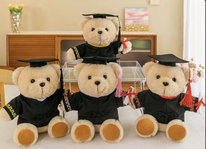 Silicone Personalized Graduation Bear 3