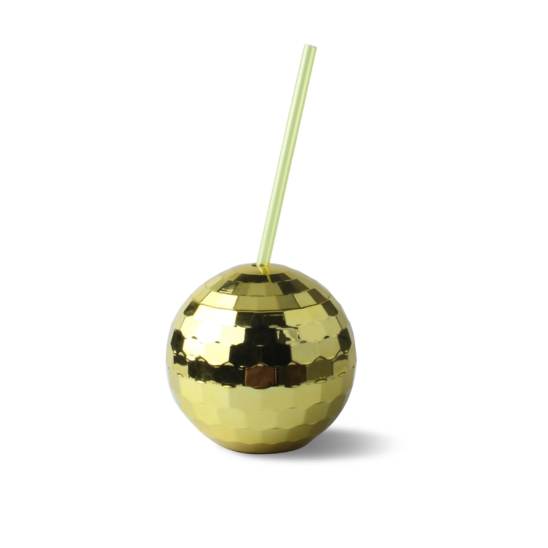 Disco Ball Drinking Cups with Straw 5