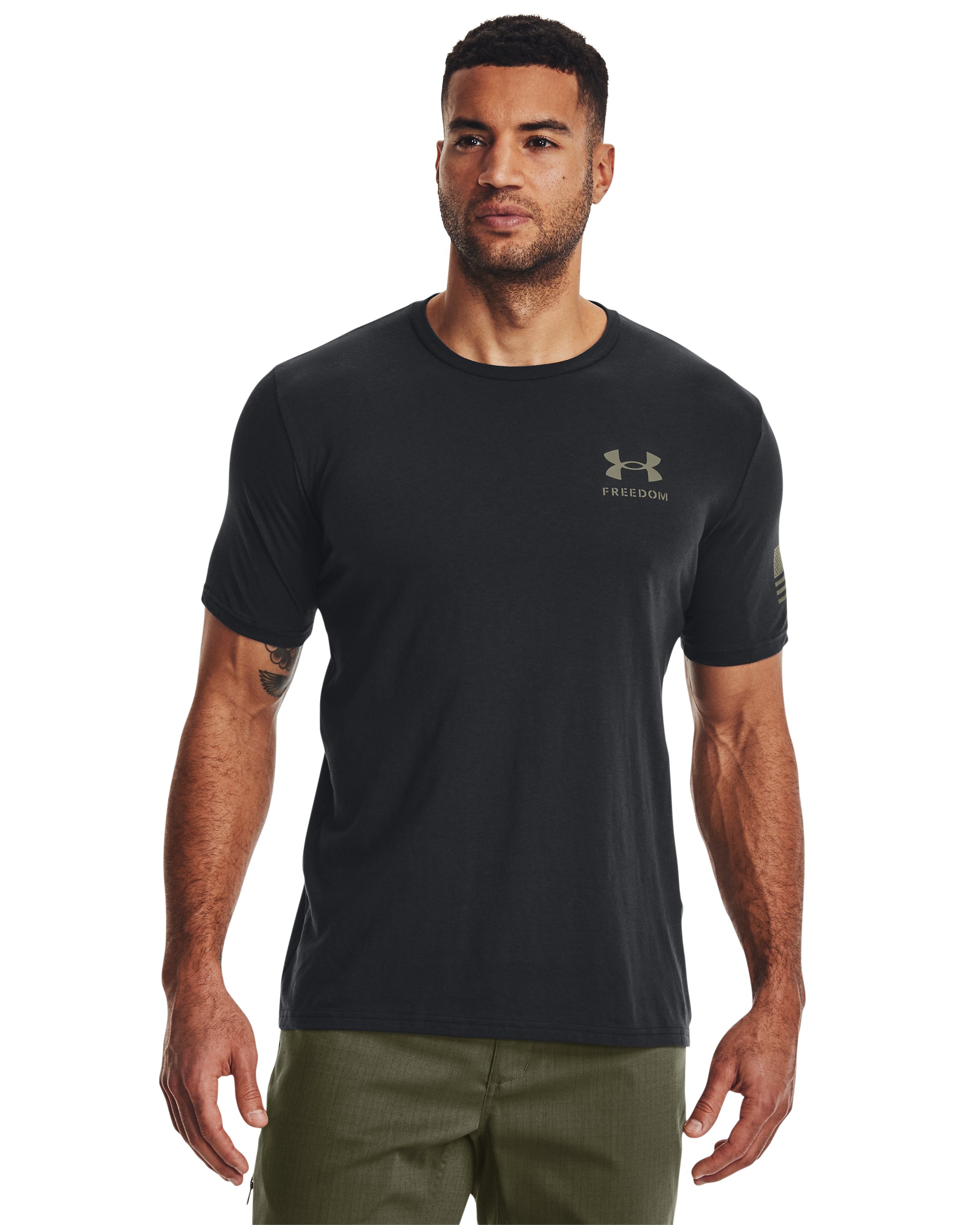 UA Freedom Flag Gradient Men's T-Shirt 7