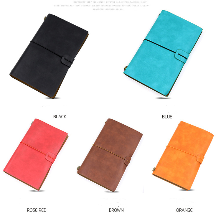A6 Size Leather Travel Retro Journal Book 7