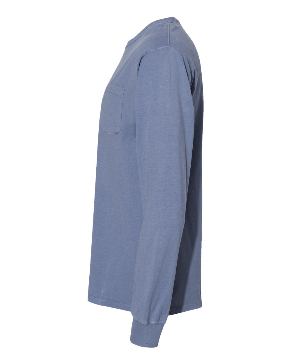 Unisex Garment-Dyed Long Sleeve T-Shirt With a Pocket - GDH250 27