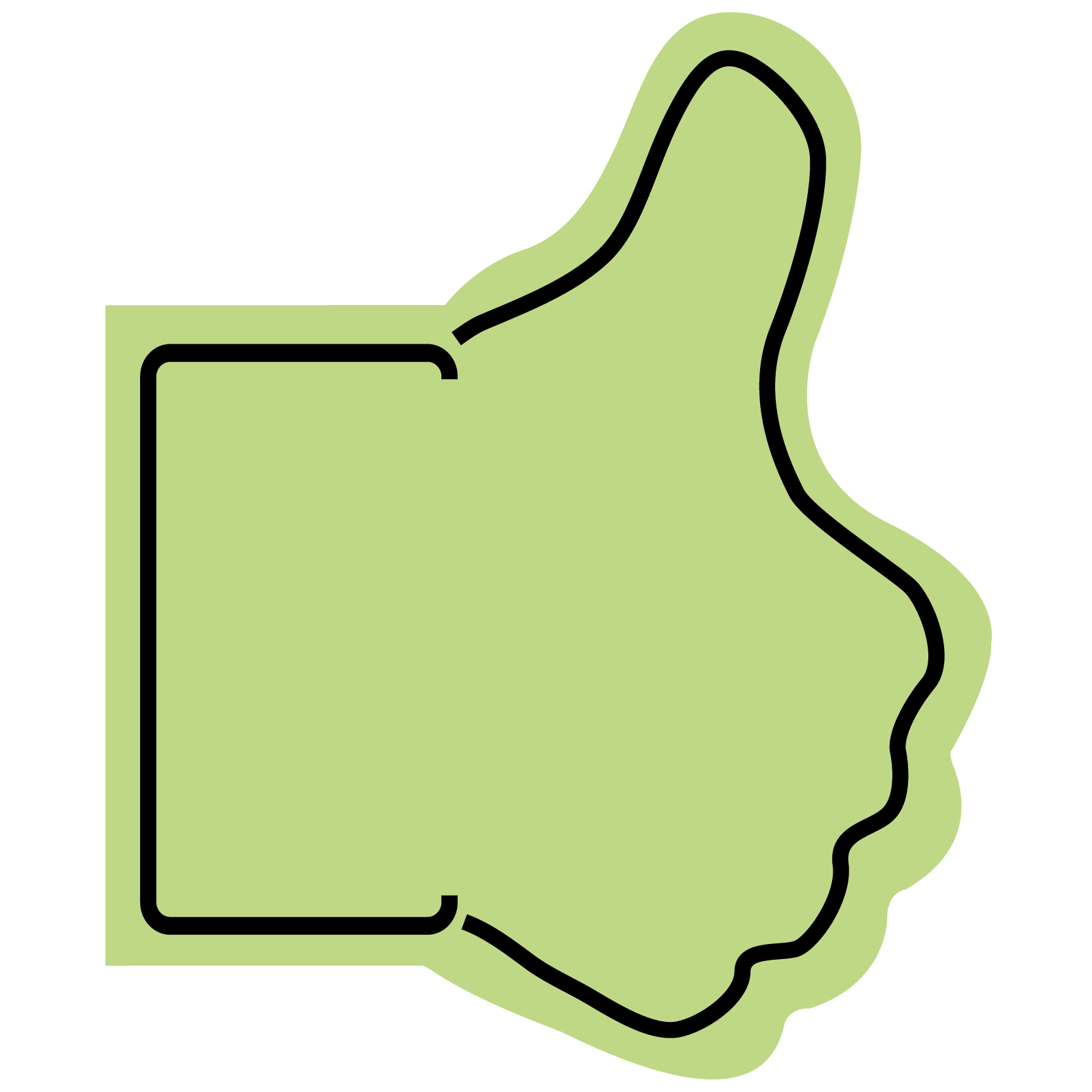 Facebook Foam Hand Mitt 14