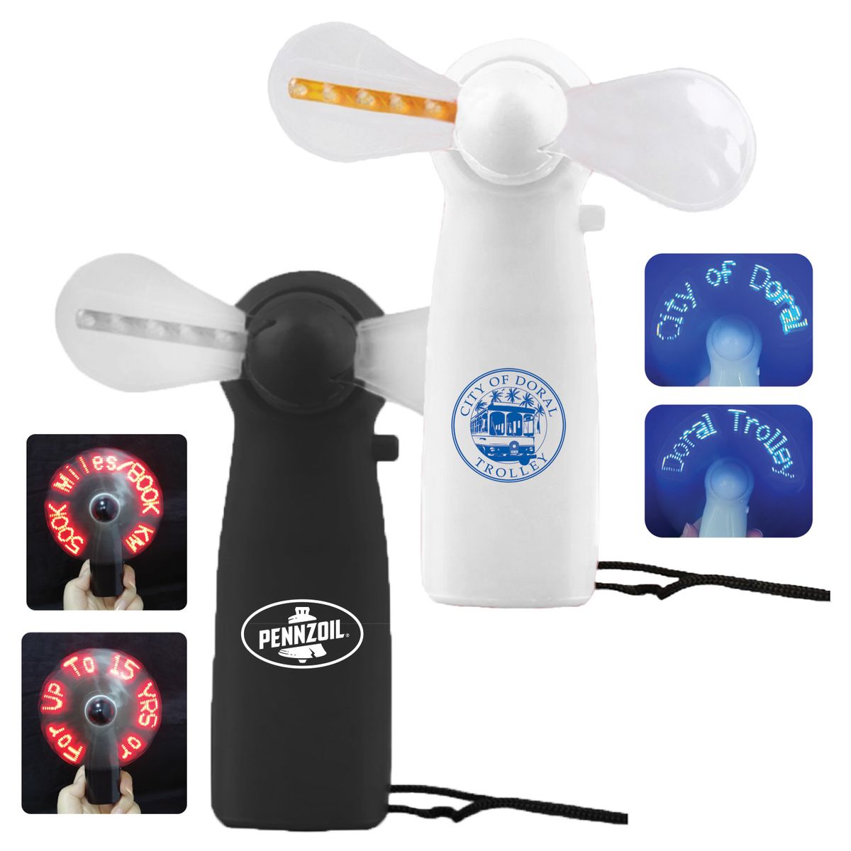 Handheld Portable LED Light-Up Fan 6