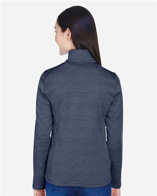 Women's Newbury Mélange Fleece Quarter-Zip Pullover - DG798W 11