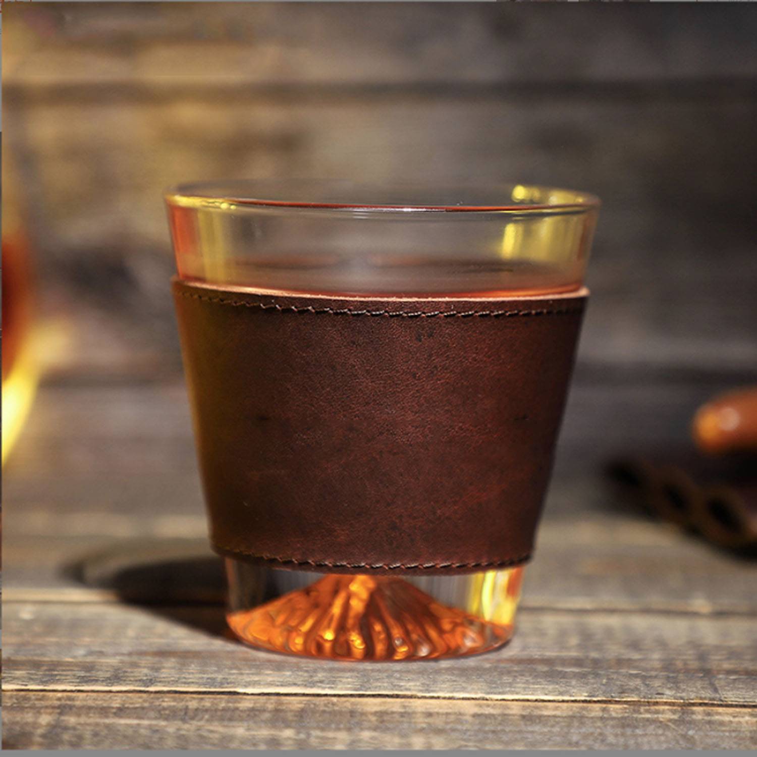 Genuine Leather Retro Cup Sleeve 7