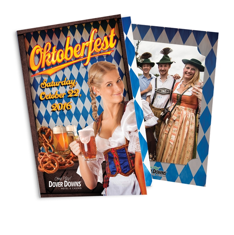 Photo Holder Card - 5.25" x 7.875" Portrait Orientation printed full color with Gloss UV 1