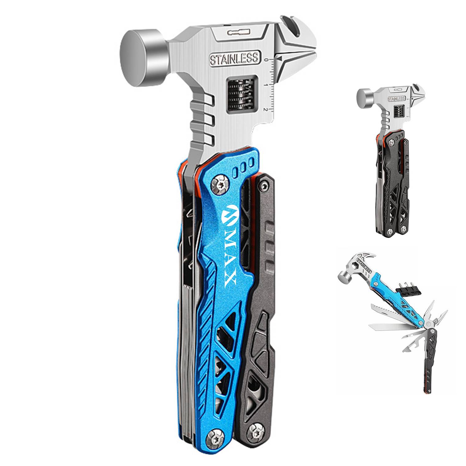 Outdoor Portable Multifunctional Wrench Hammer Pliers 6