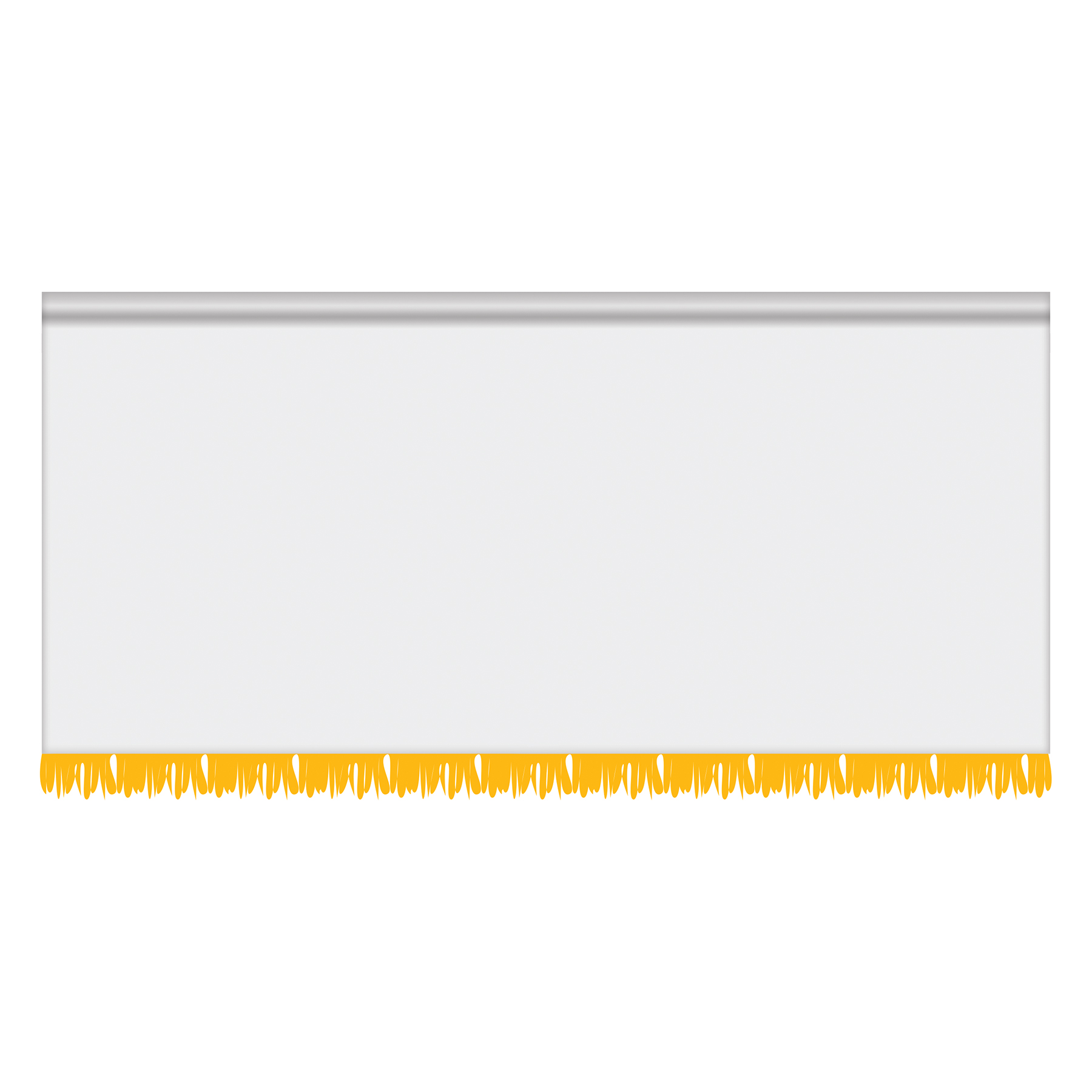 2.5' x 6' Parade Lead Banner with Fringe 3