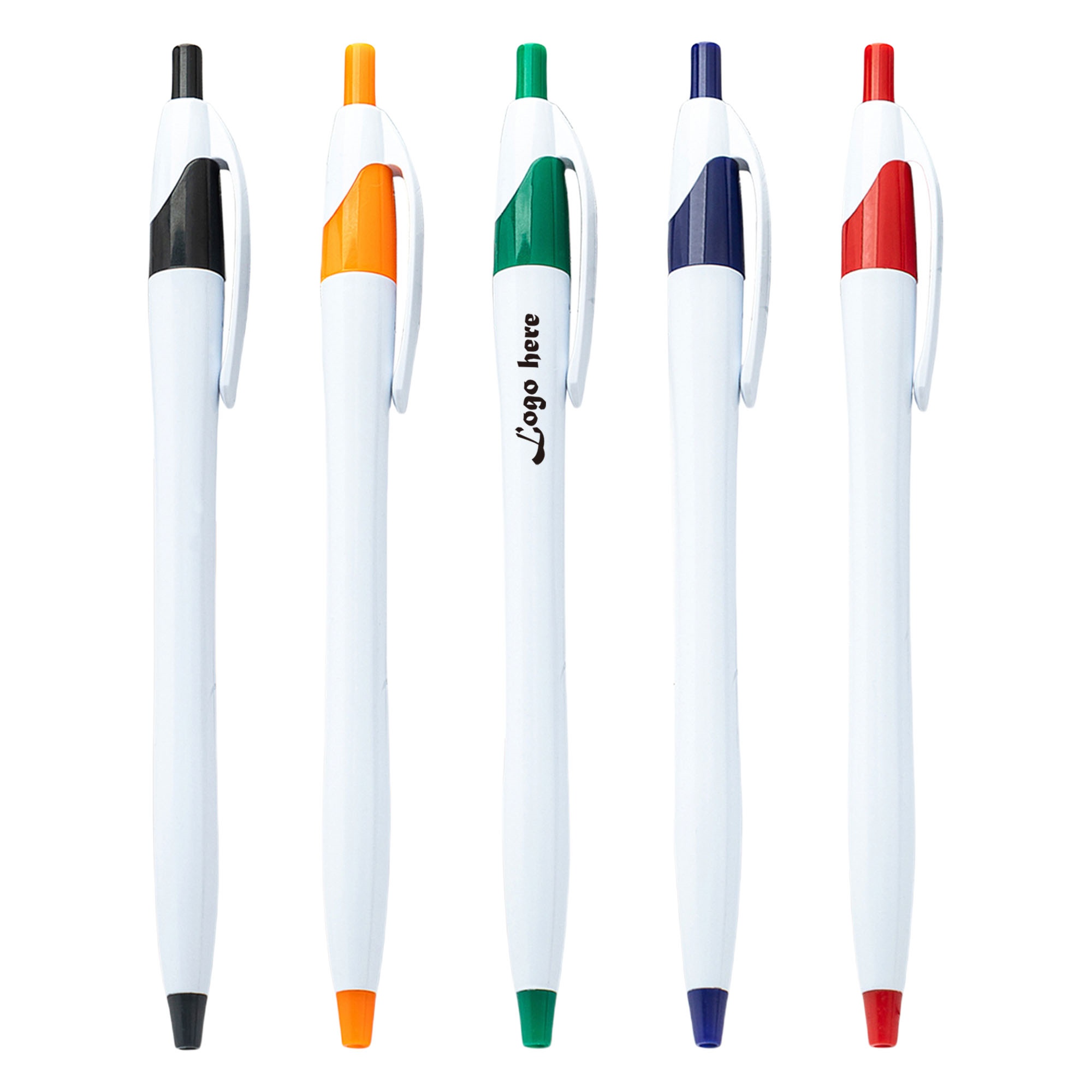 1mm Plastic Retractable Ballpoint Pens 1